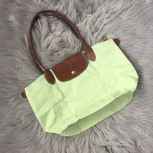 Mint color Longchamp bag!